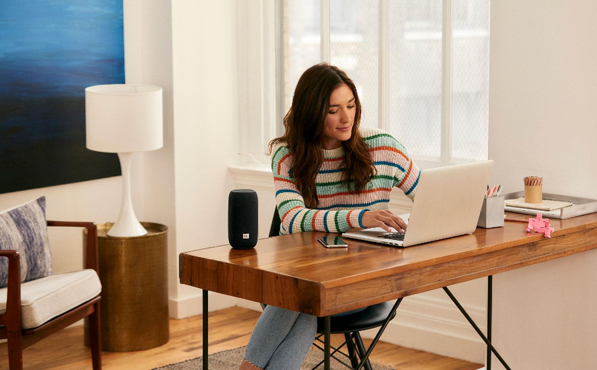 JBL Link hordozható BT + Wi-Fi hangszóró