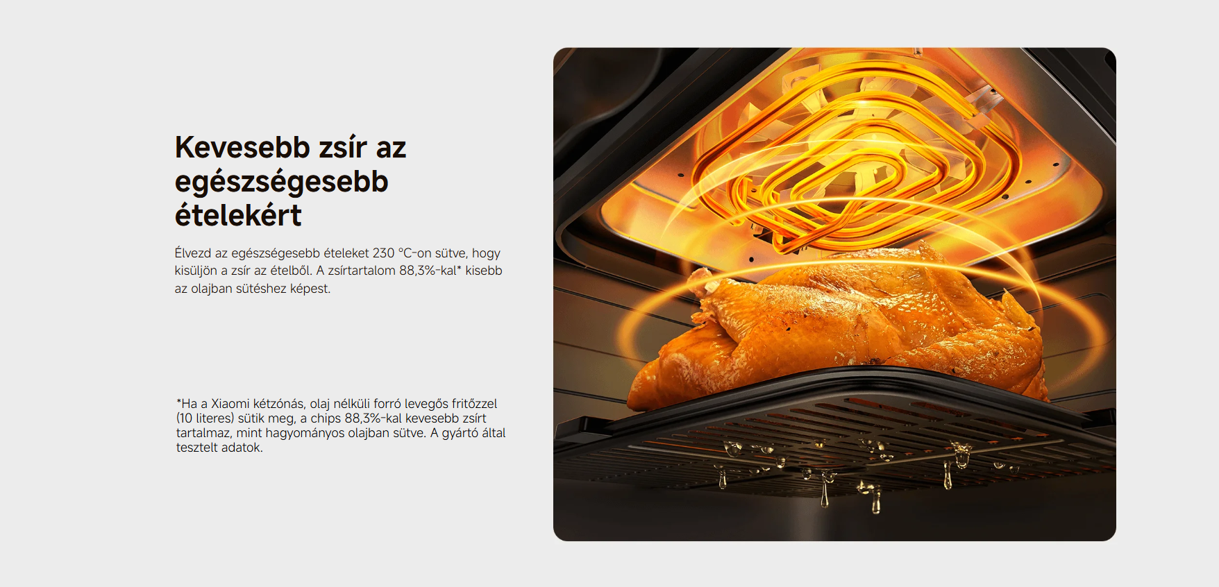 Xiaomi Dual Zone Air Fryer forrólevegős sütő
