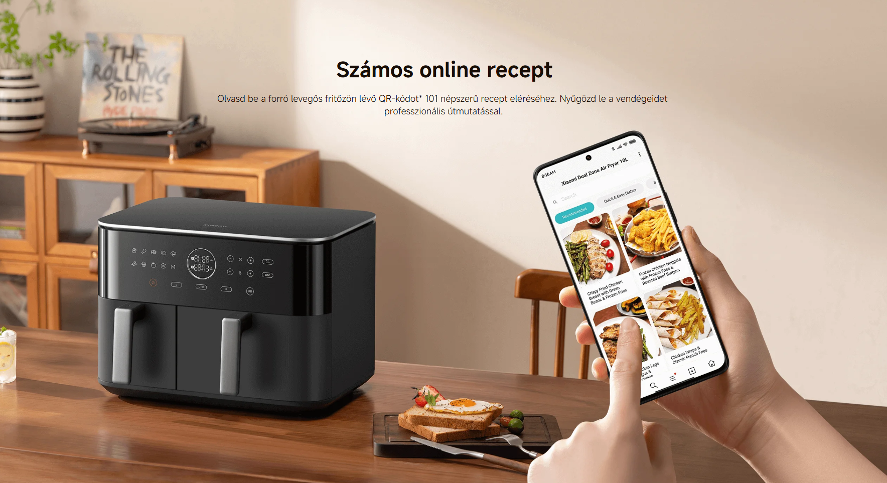 Xiaomi Dual Zone Air Fryer forrólevegős sütő
