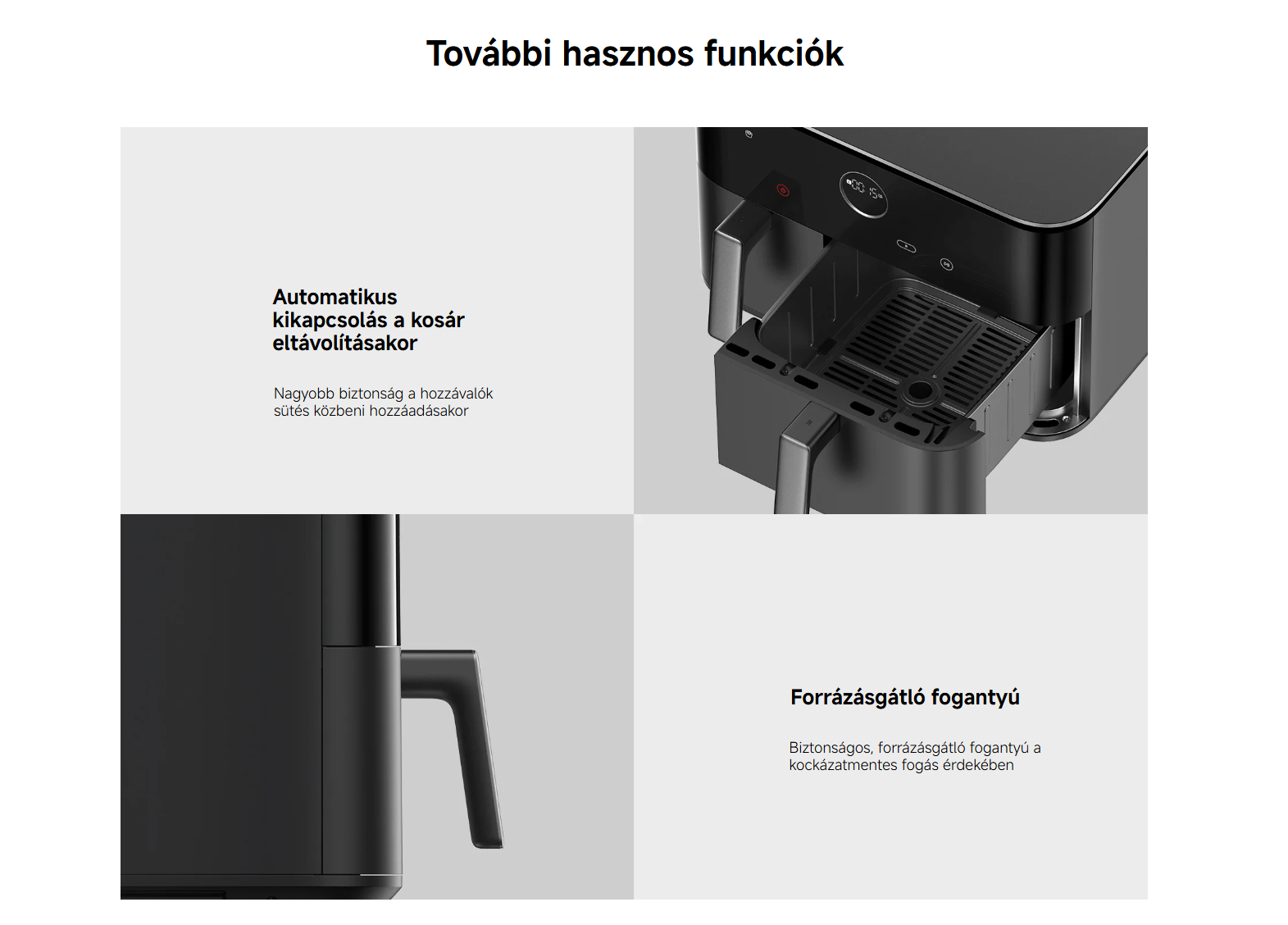 Xiaomi Dual Zone Air Fryer forrólevegős sütő